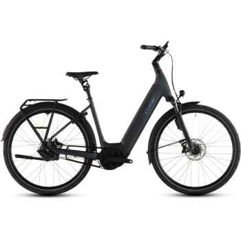 2026 Supreme Hybrid Deluxe SLT 600 Electric Bike With ABS, Belt Drive & Hub Gears In Metal Blue & Reflex