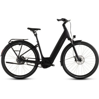 2026 Supreme RT Hybrid Deluxe EX 600 Electric Bike With Belt Drive & Hub Gears In Black & Chrome