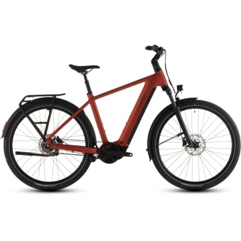 2026 Touring Hybrid Comfort SLX 800 Electric Bike With Belt Drive & Hub Gears In Chilli & Chrome