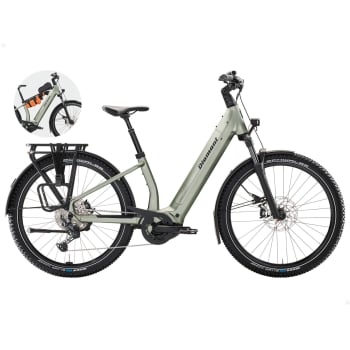 2026 Suvea Trip Plus 600Wh Convertible Low-Step Electric Bike In Hay Green
