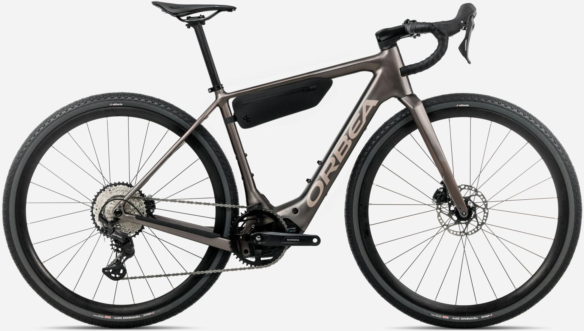 The Electric Bike Shop Orbea 2026 Denna H30 Electric Gravel Bike In Blue Stone Matt, Magnetic Bronze Or Ivory White Small 420Wh Magnetic Bronze Matt - Nickel