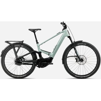2026 Muga 10 Electric Full Suspension Bike With Belt Drive & Hub Gears In Blue Stone & Diamond Black Matt