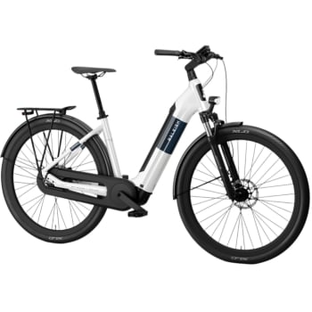 2026 Motus Low-Step Electric Bike With Hub Gears In Sparking White Gloss