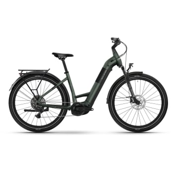 2026 Novus Plus Electric Bike, Low Step Frame With Derailleur Gears In Olive Gloss
