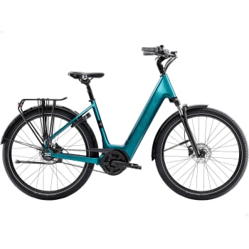 2026 District+ 3 LS Lowstep Electric Bike With Belt Drive In Dark Aquatic
