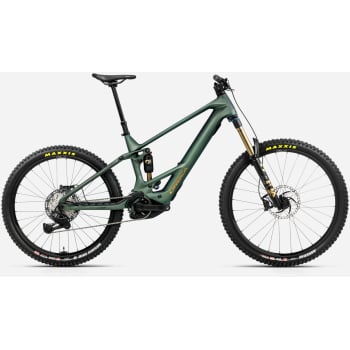 2026 Wild M M-Team Mullet Electric Full Suspension Bike In Caramel Carbon View, Diamond Carbon Or Seaweed Carbon