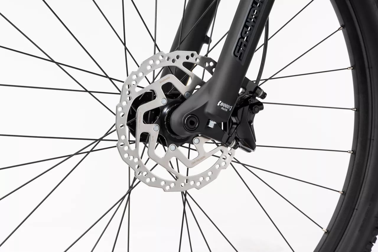 2026 GHOST E-Teru Electric Hardtail Mountain Bike In Black Eel & Cactus Glossy