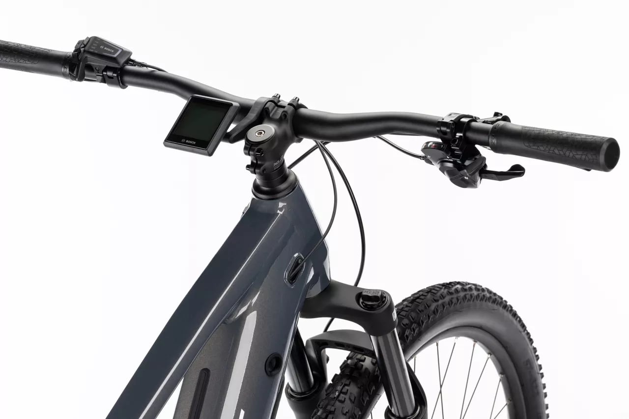 2026 GHOST E-Teru Electric Hardtail Mountain Bike In Black Eel & Cactus Glossy
