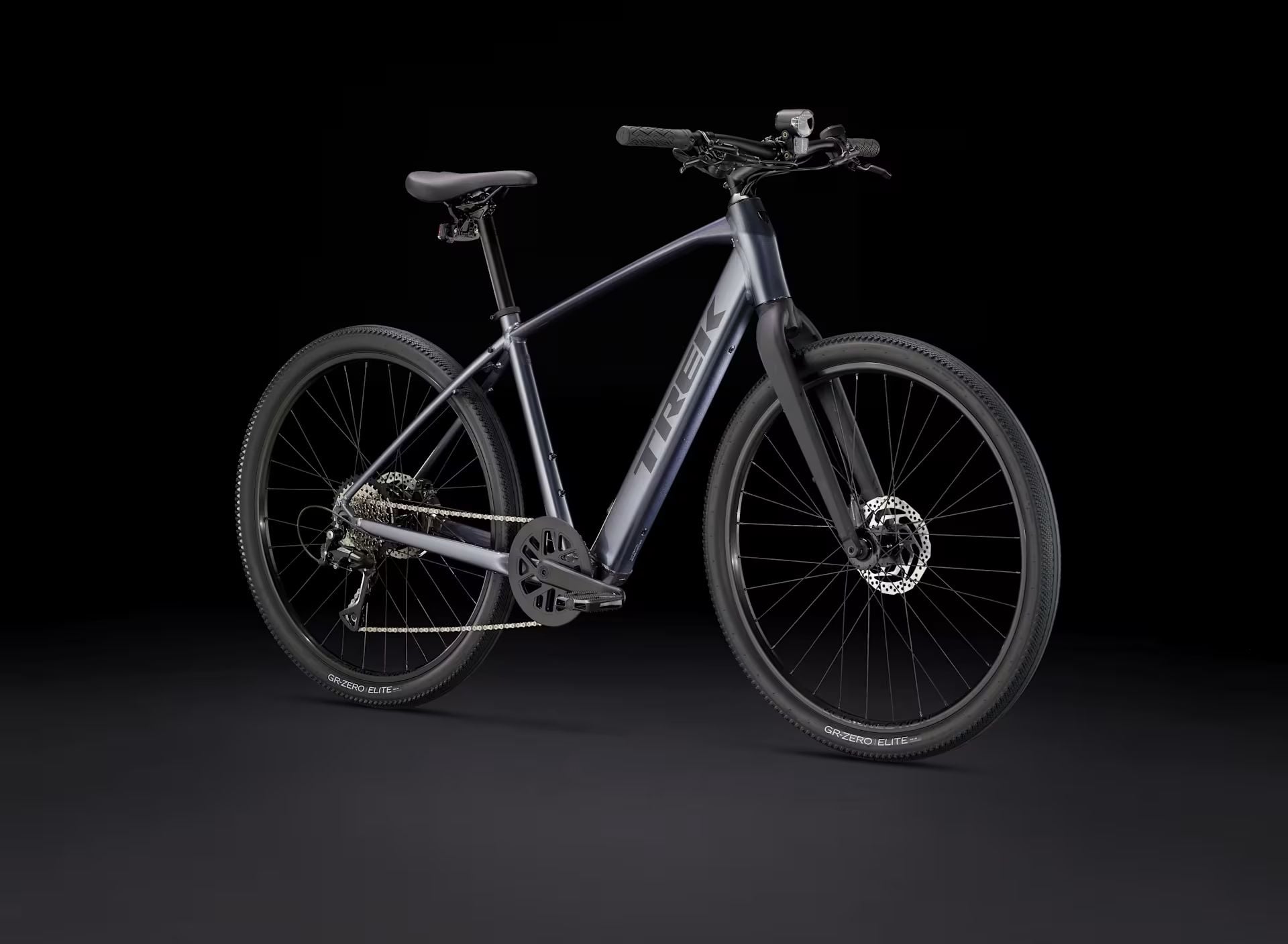 2026 Trek Dual Sport+ 2 LT Electric Bike In Galactic Grey Galactic Grey