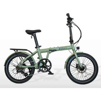 E20.7 7 Speed Pro With Schwalbe Puncture Protection Tyres In Electric Folding Bike In Bondi Blue, Pistachio, Bronze, Sage, Or Slate Grey