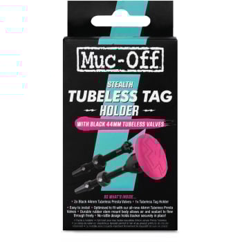 Stealth Tubeless Tag Holder With 44mm Valve Kit In Black