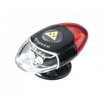 Headlux Helmet Mounted Light With Front & Rear Facing LEDs
