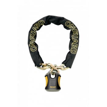 Beast 12mm Chain Lock 110cm In Black & Yellow