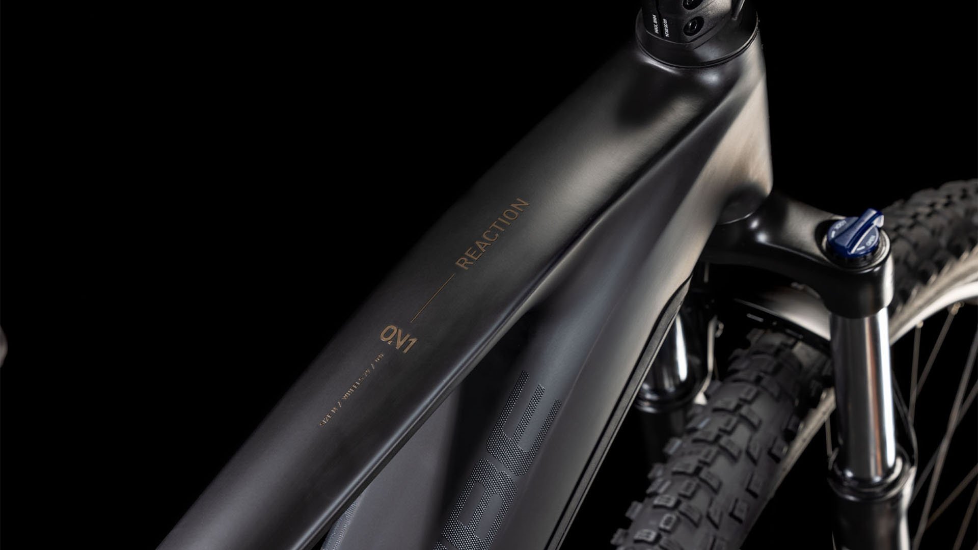 2025 Cube Reaction Hybrid One Electric Hardtail Mountain Bike In Blackline