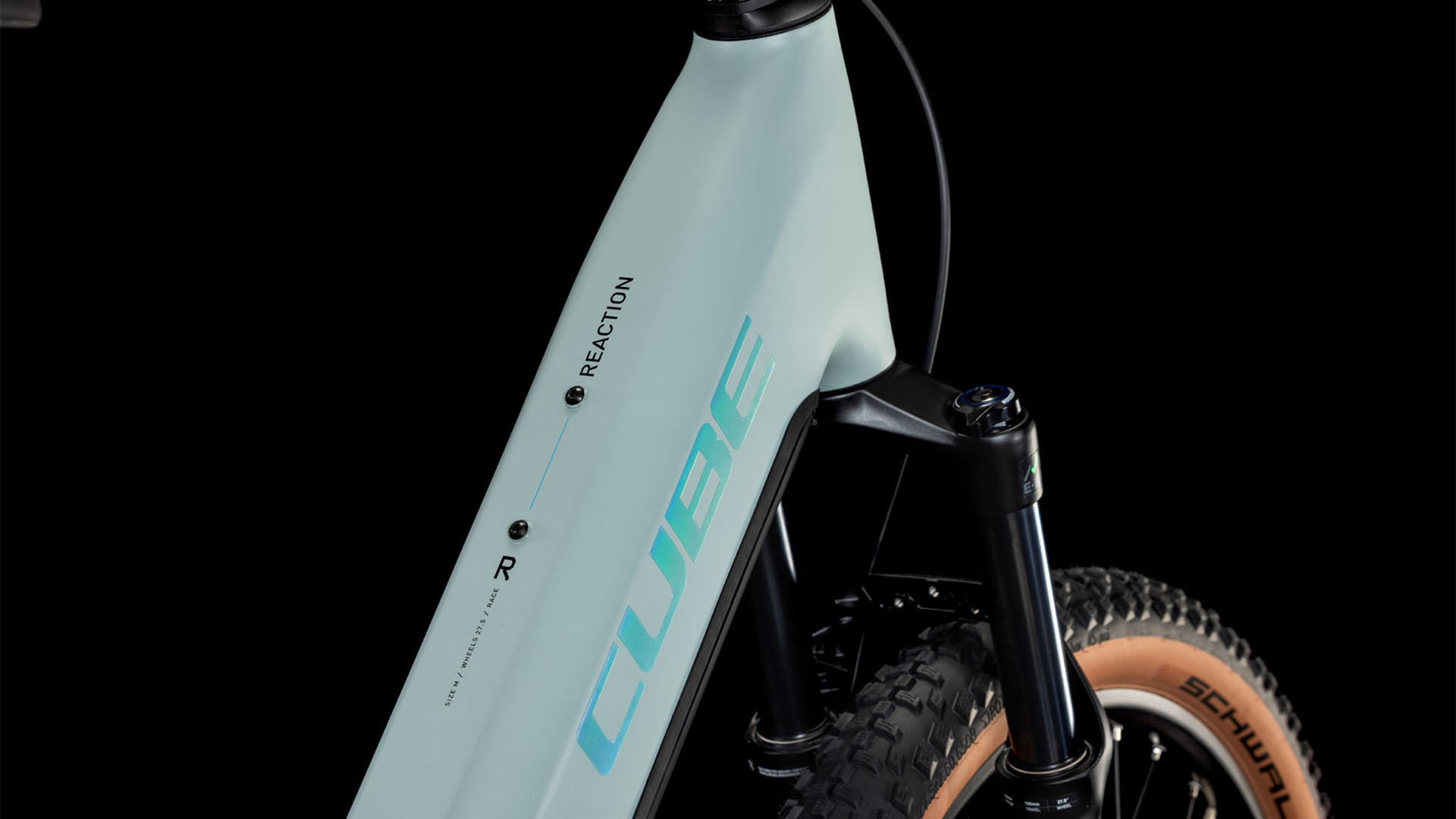 2025 Cube Reaction Hybrid Race Easy Entry Electric Hardtail Mountain Bike In Desert Green & Prism