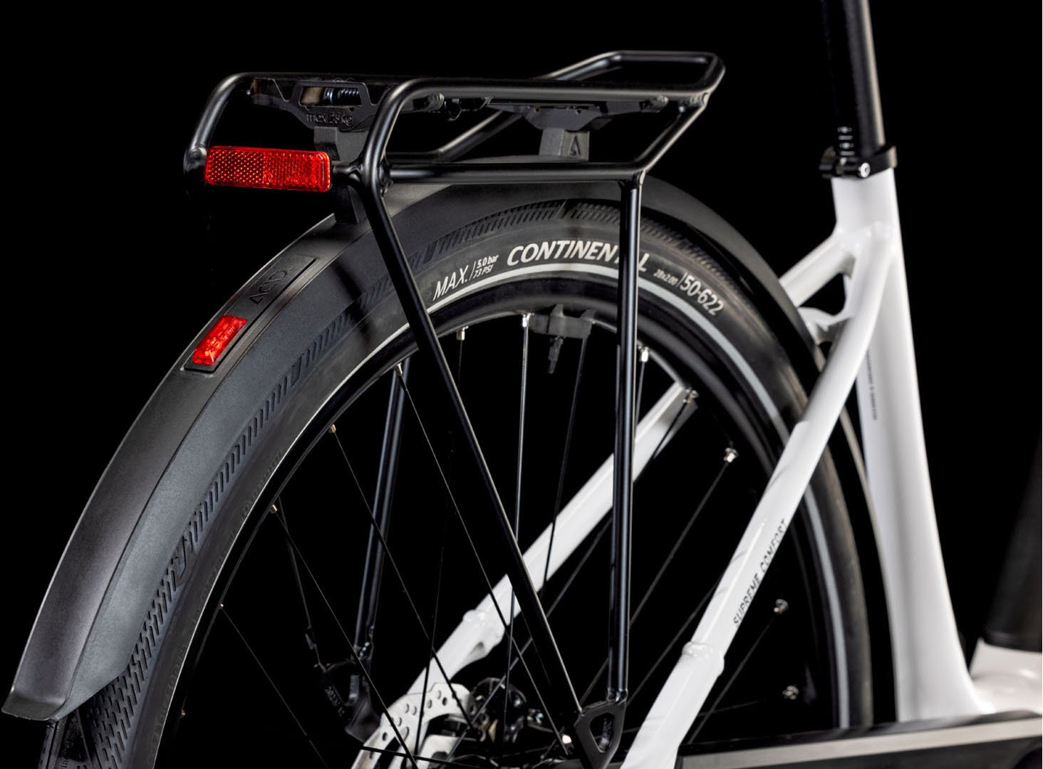 Cube Supreme Hybrid Comfort One 500 Easy Entry Hub Gear Electric Bike In Metallic White & Black