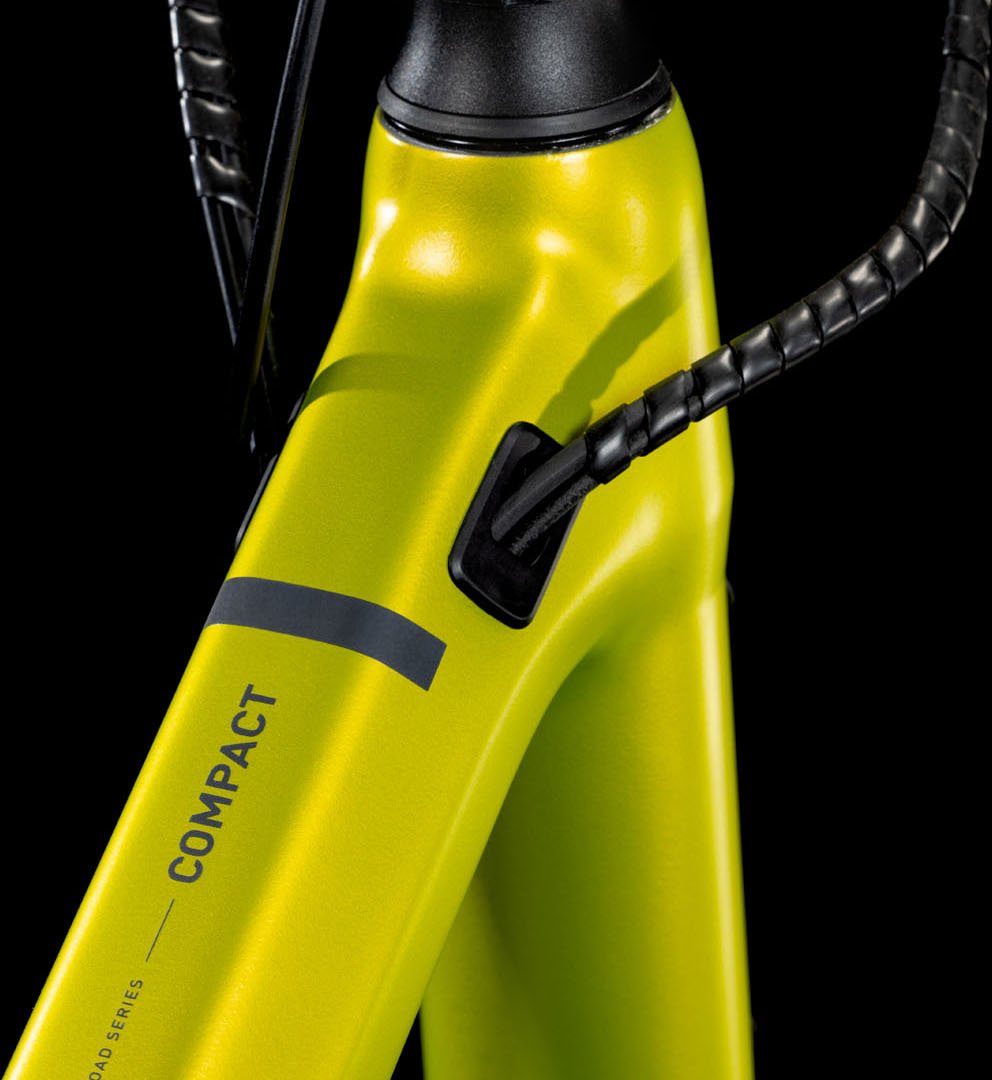 2025 Cube Compact Hybrid 500 Electric Compact Bike In Lizard & Reflex 