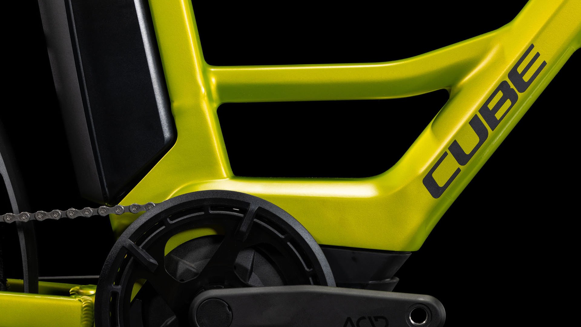 2025 Cube Compact Hybrid 500 Electric Compact Bike In Lizard & Reflex 