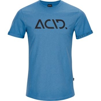 Organic T Shirt Classic Logo In Blue