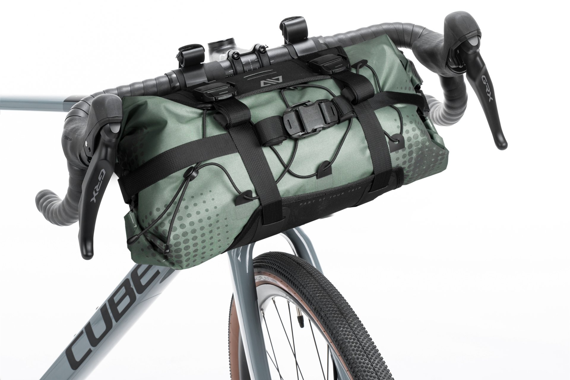 Acid Handlebar Bag Pack Pro 9 - 9 Litres in Black & Green