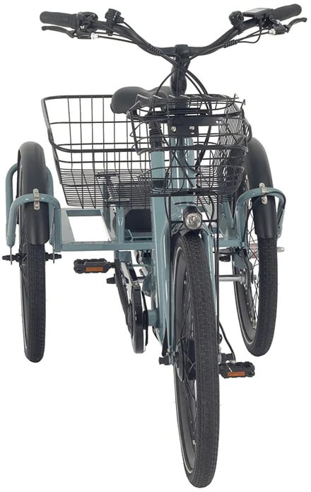 Aitour Heal Middle Electric Trike In Pale Blue Grey Front View