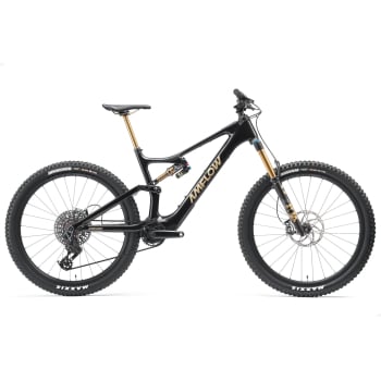 PL Carbon Pro 800Wh 105Nm Avinox Lightweight Full Suspension Electric Mountain Bike In Cosmic Black