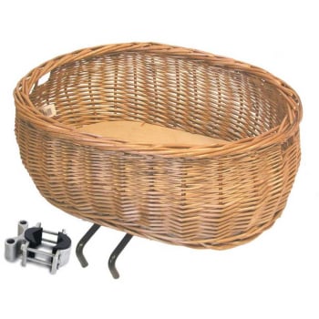 Pluto Front Dog / Pet Bicycle Basket in Natural