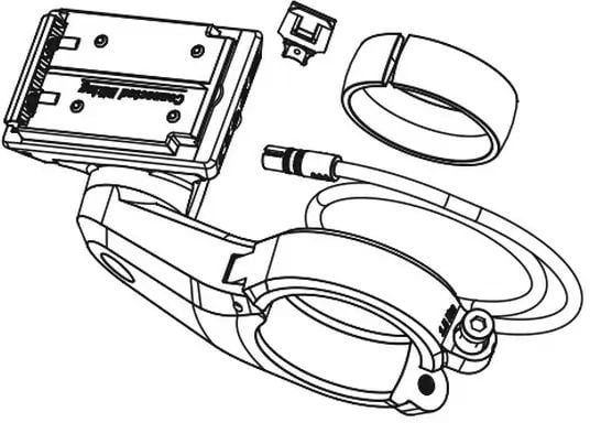 Bosch Smart System Or Kiox 1-Arm Display Holder Kit 31.8mm