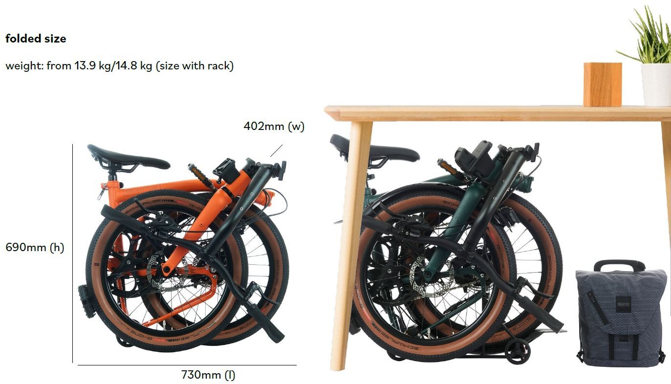 2025 Brompton Electric G Line 4 Speed Electric Folding Bike In Traildust White