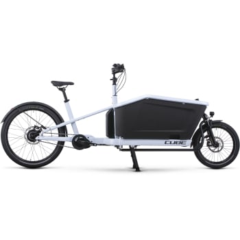 Cargo Hybrid 500 Electric Cargo Bike In Flash White & Black