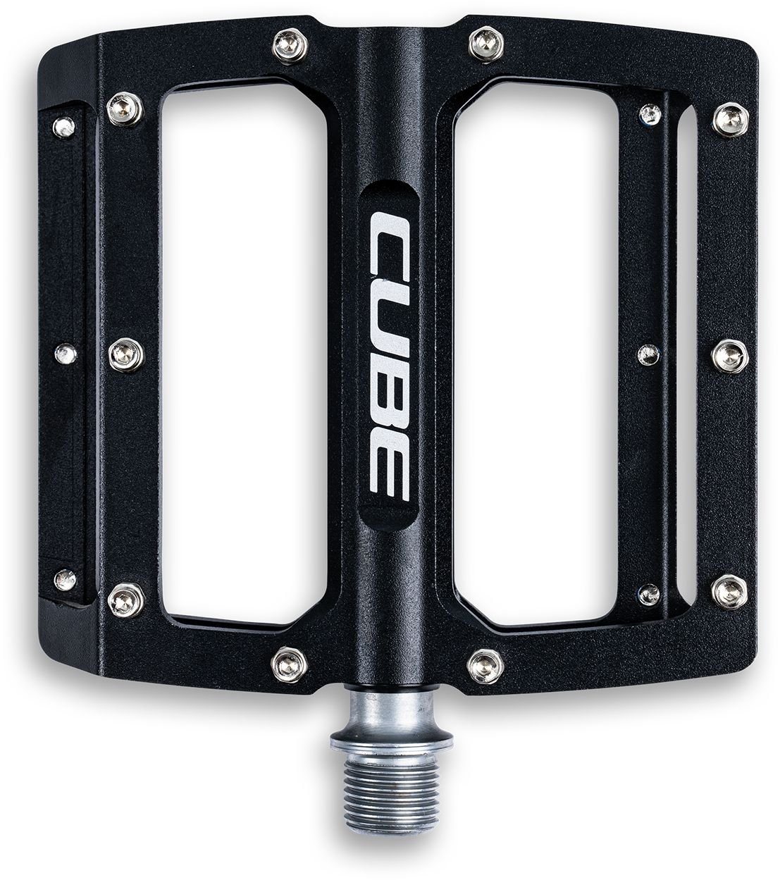 The Electric Bike Shop  Cube Pedals All Mountain In Black, Silver, Blue, Red or Green Black