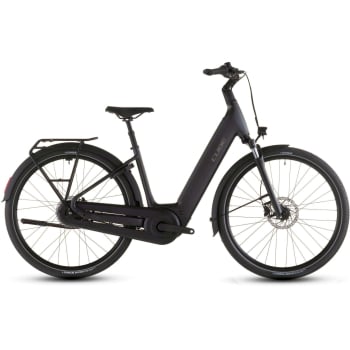 2026 Supreme Hybrid Comfort One SE 600 Electric Bike With Hub Gears In Grey & Chrome