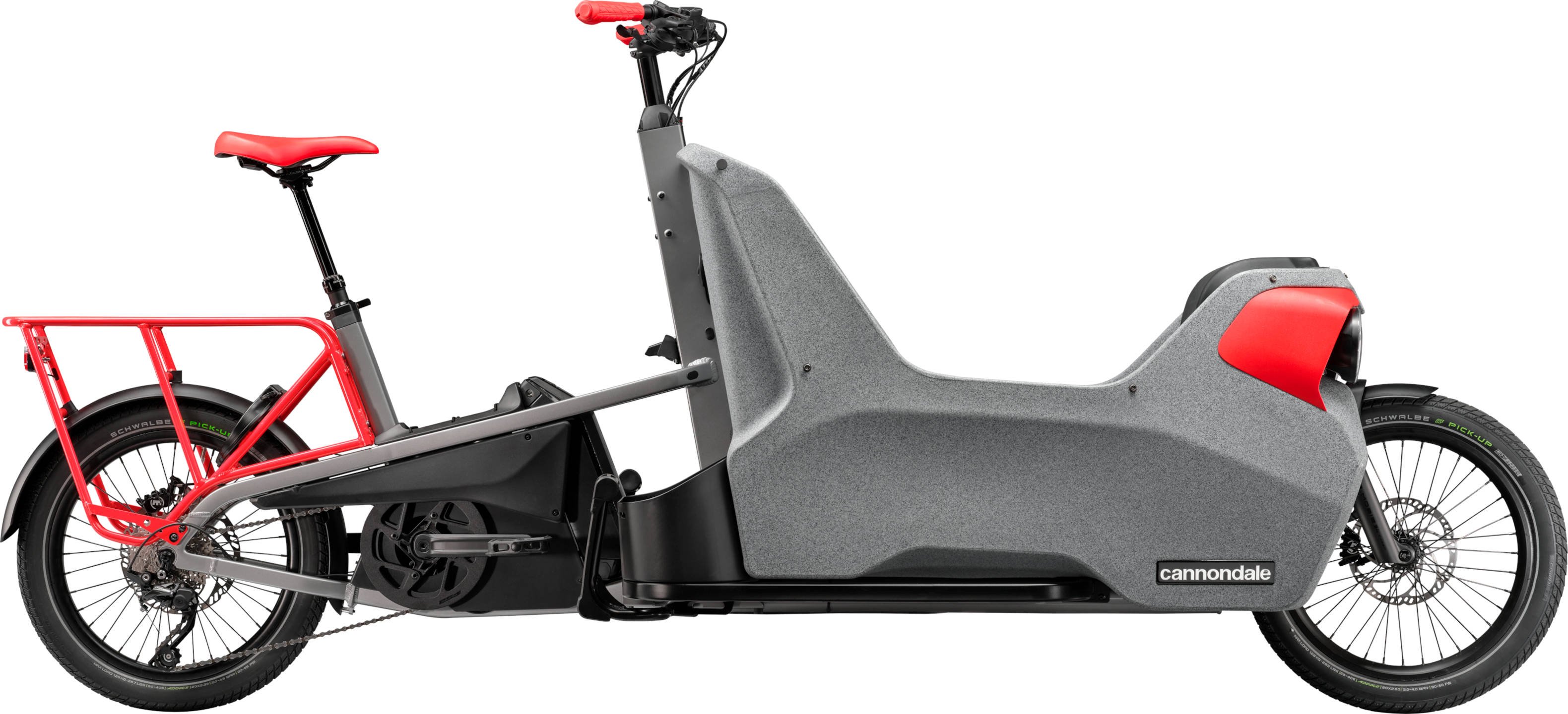 The Electric Bike Shop  Cannondale Wonderwagen Neo 2 545Wh / 1090Wh Electric Cargo Bike In Grey One Size For Riders 5ft 3in to 6ft 6in Grey