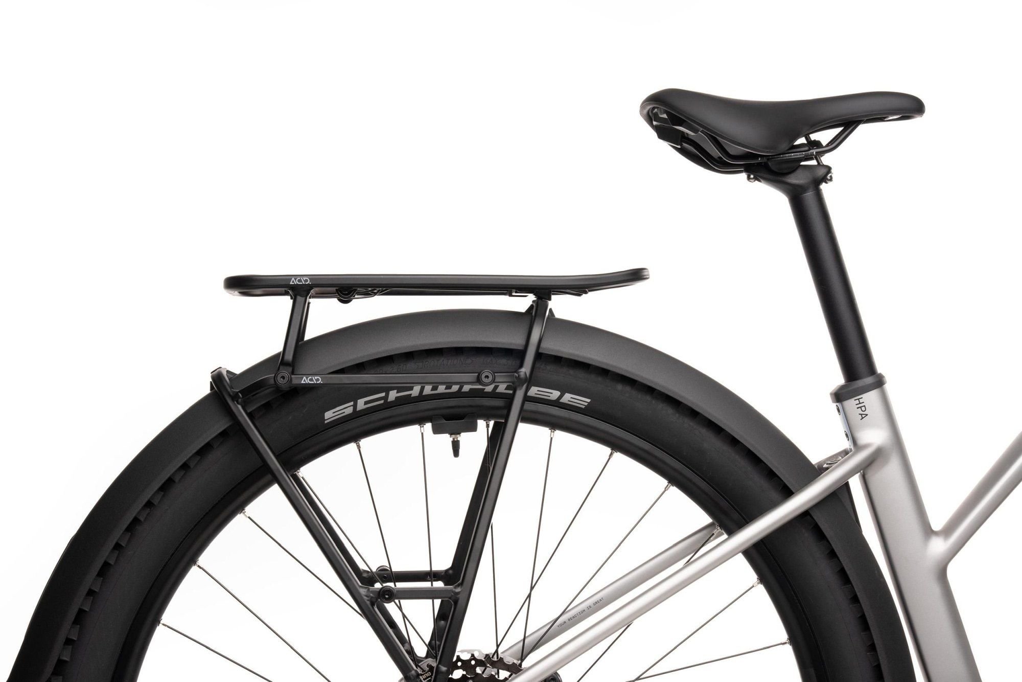 Cube Acid Carrier SIC 2.0 Top Rail In Black Side View
