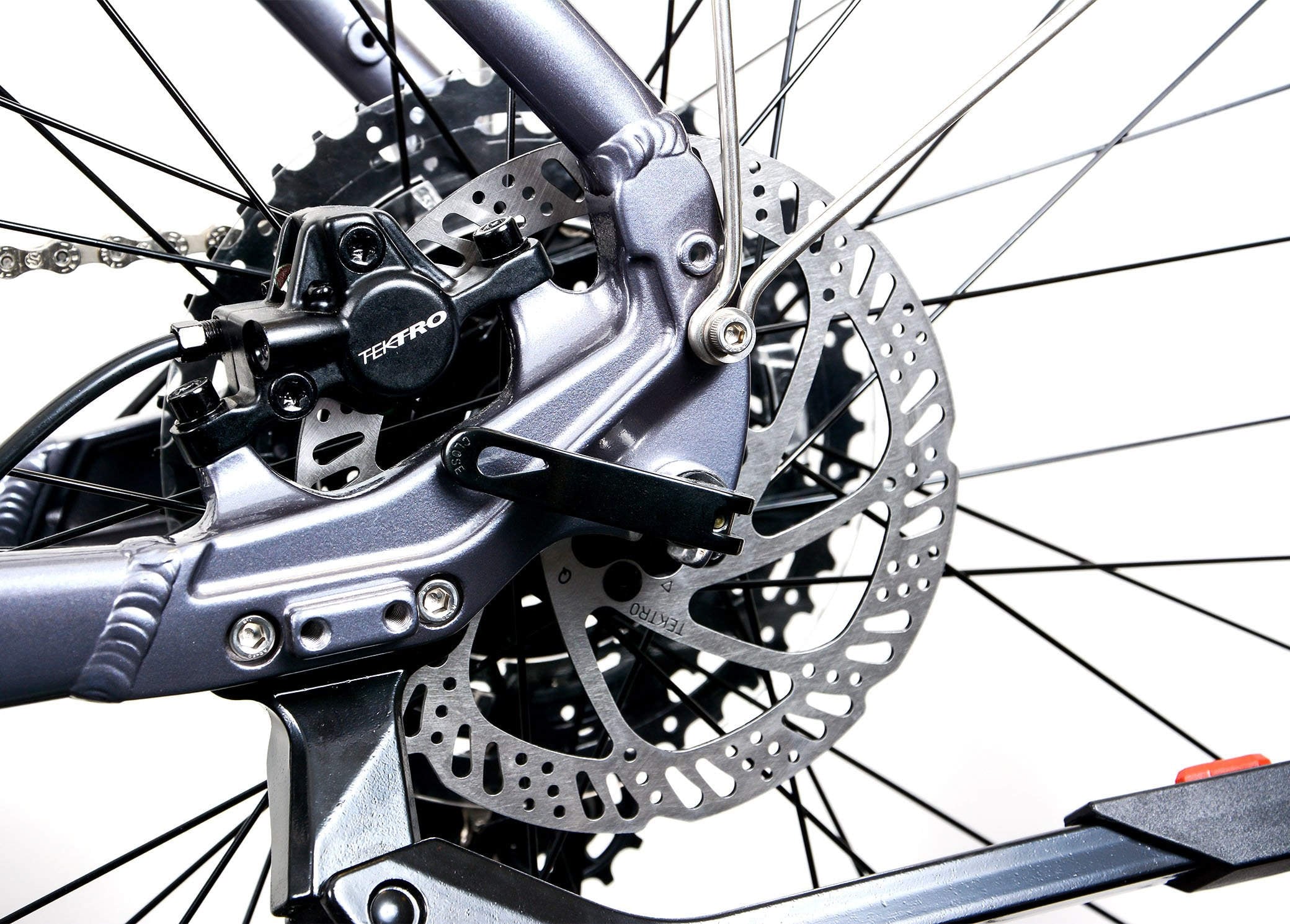 EBCO Adventure 5R Electric Bike Crossbar Frame In Gunmetal