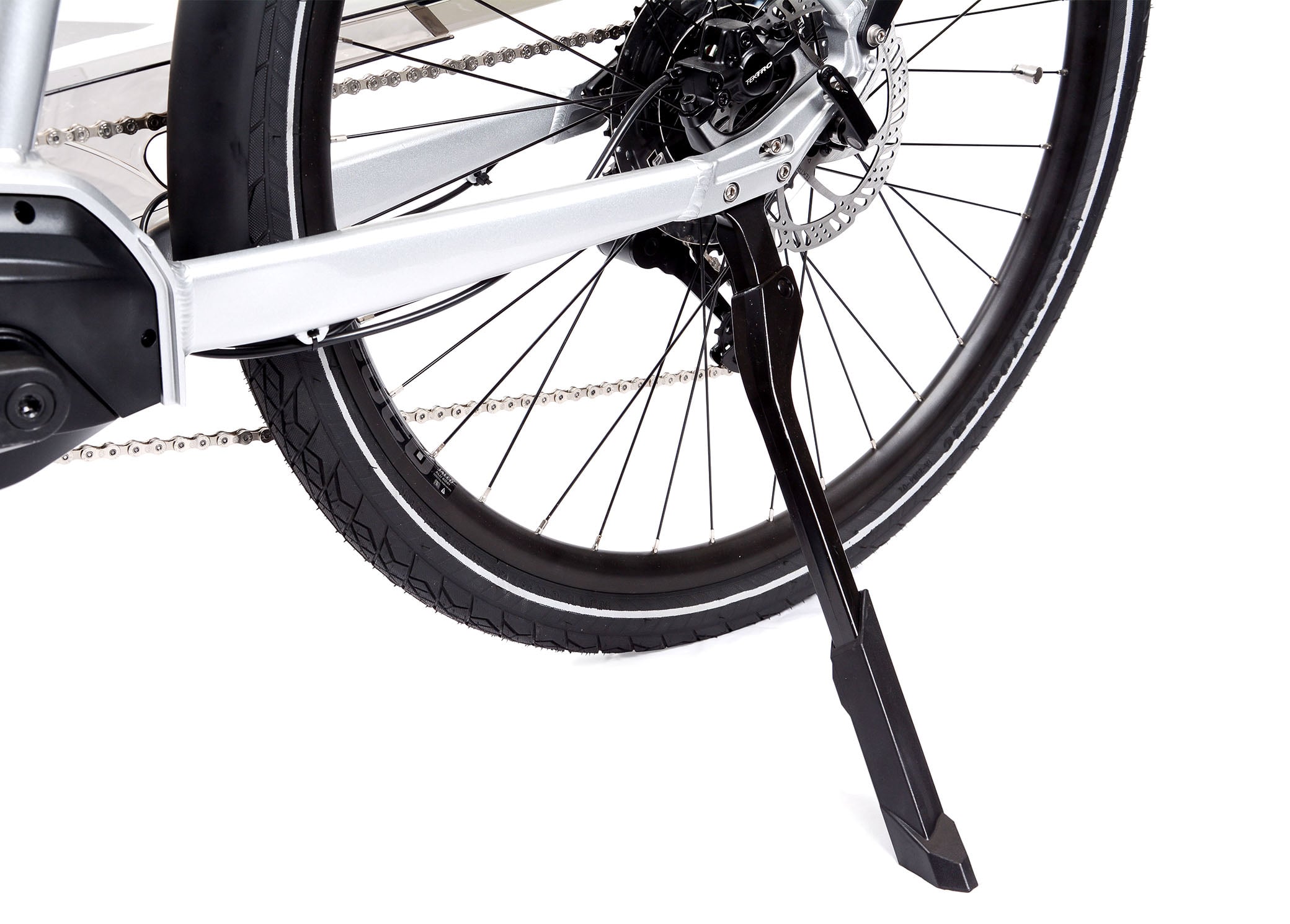 EBCO Urban 3R Electric Bike Crossbar Frame In Arctic Silver
