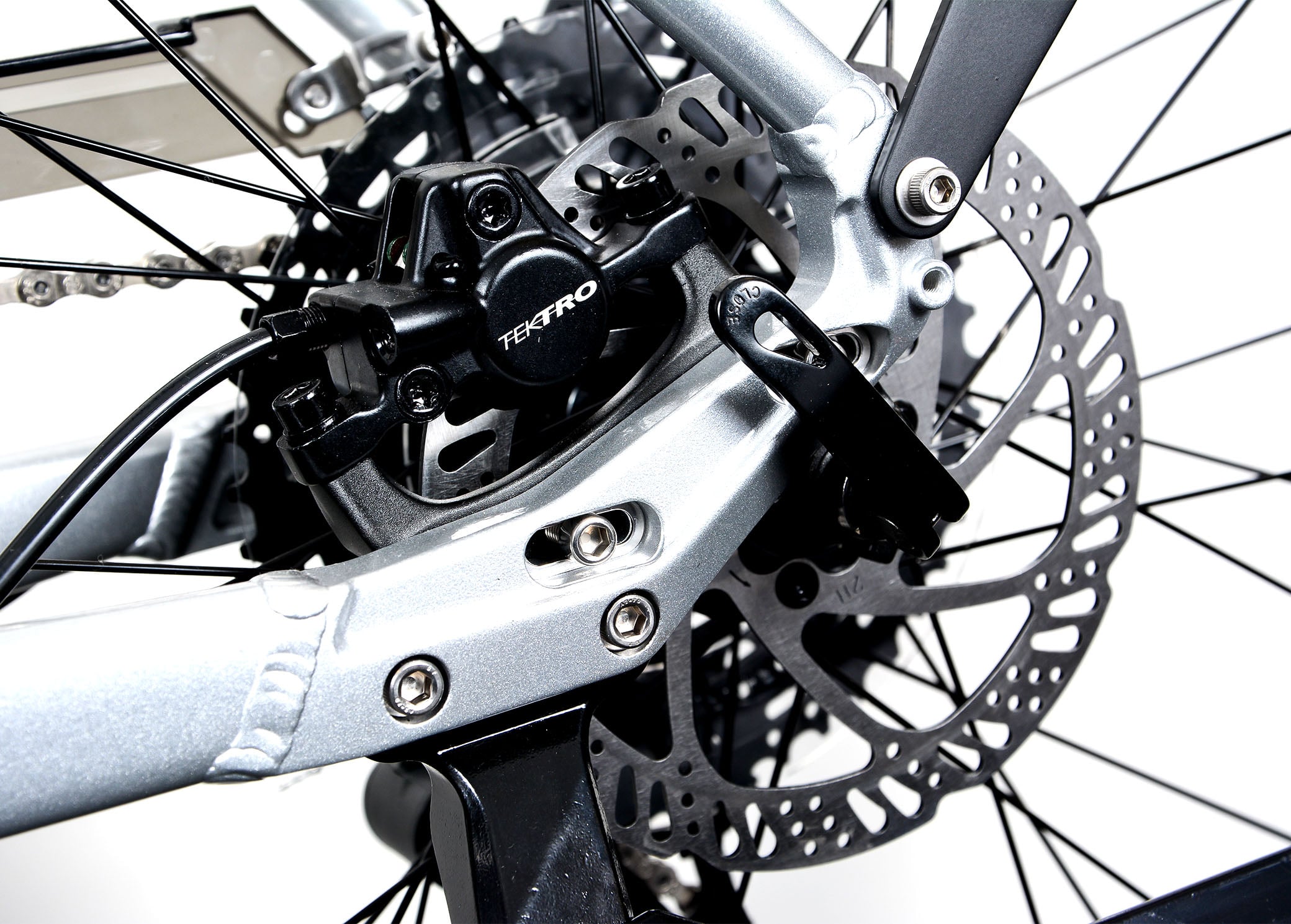 EBCO Urban 3R Electric Bike Crossbar Frame In Arctic Silver