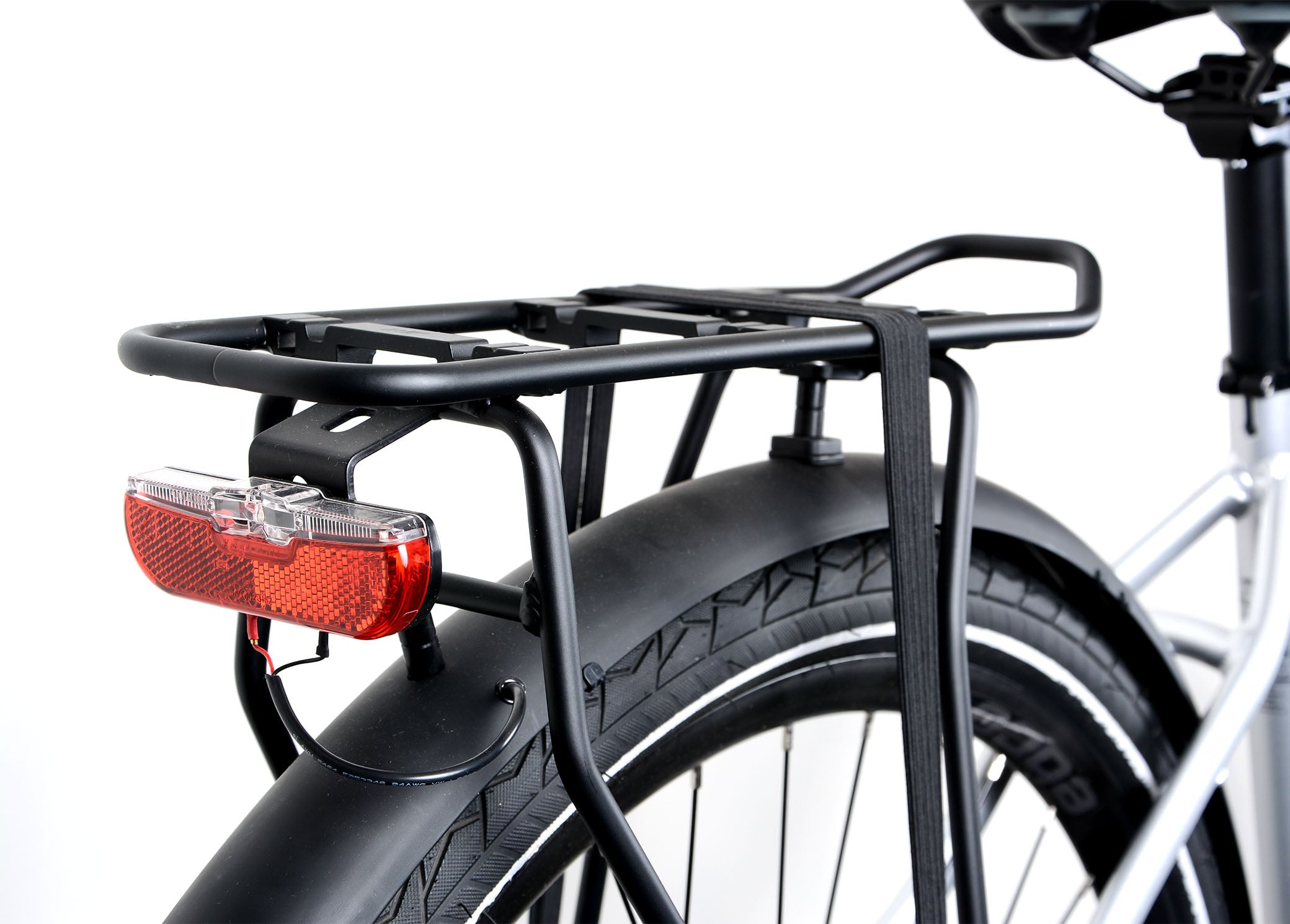 EBCO Urban 3R Electric Bike Crossbar Frame In Arctic Silver