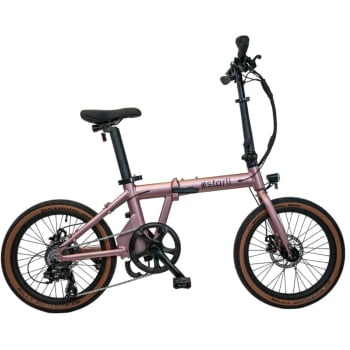 E20.7 Comfort Electric Folding Bike In Pink Stardust