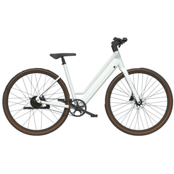 E28.9 9 Speed Electric Bike With Step Through Frame In Bronze / Frosted Tangerine, Midnight Blue Or Pistachio Pro Or Standard