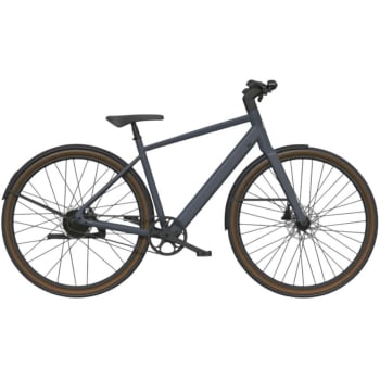 E28.X 3 Speed Auto Pro Electric Bike Crossbar Frame With Belt Drive In Bronze / Frosted Tangerine, Pistachio White, Midnight Blue Or Cobalt Blue