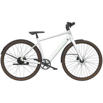 E28.X 3 Speed Auto Pro Electric Bike Crossbar Frame With Belt Drive In Bronze / Frosted Tangerine, Pistachio White, Midnight Blue Or Cobalt Blue