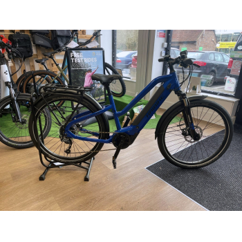 Ex-Demo Trekking 4 Mid 500Wh Electric Bike In Blue 44cm Small Frame