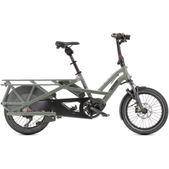 2023 GSD S10 LX 500Wh Performance Electric Cargo Bike in Dark Sage