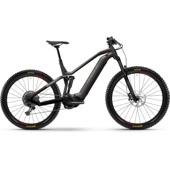 2024 AllMtn 2 720Wh Electric Full Suspension Bike In Pebble, Black & Red