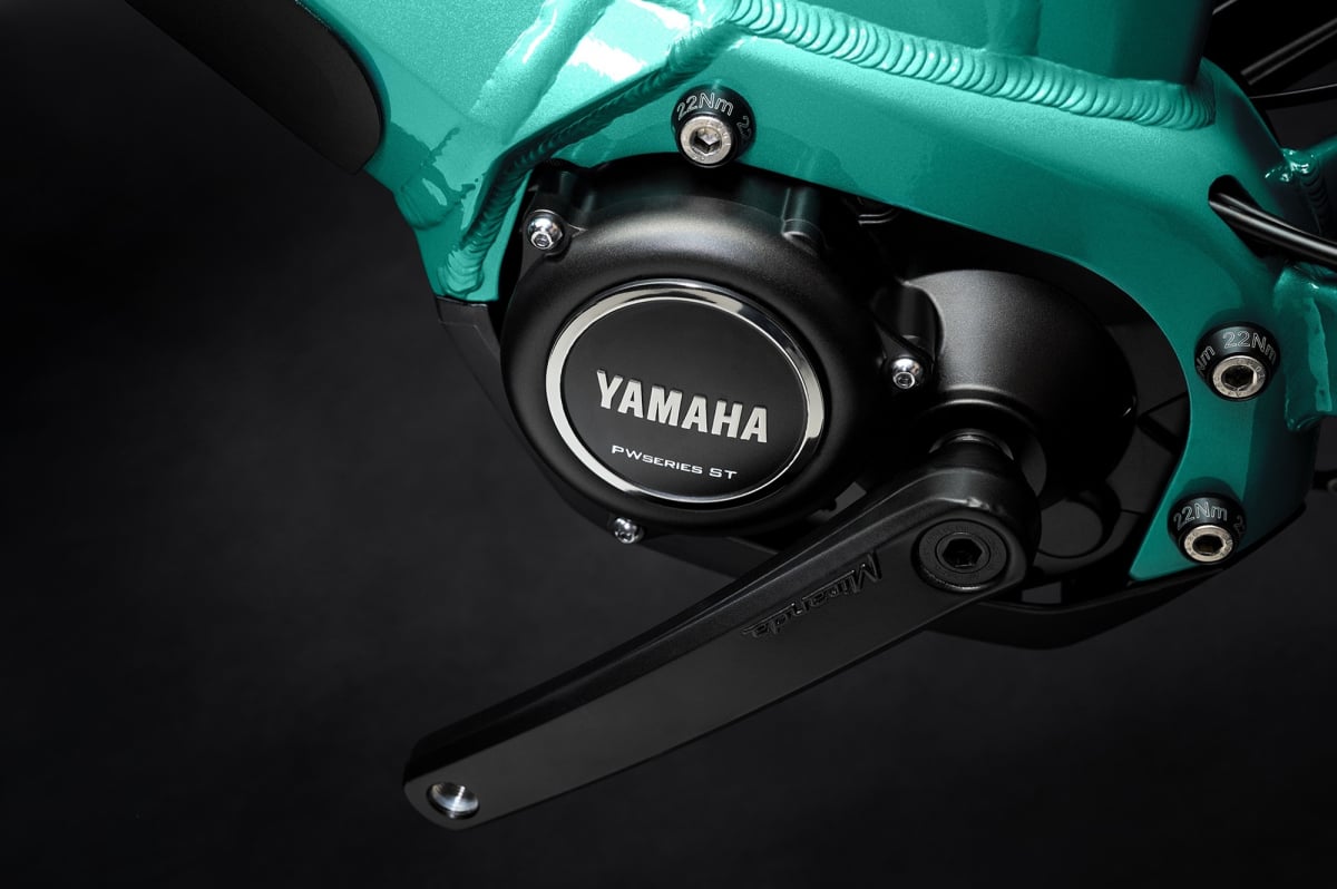 Haibike Trekking 7 630Wh Lowstep Electric Bike In Aqua Motor