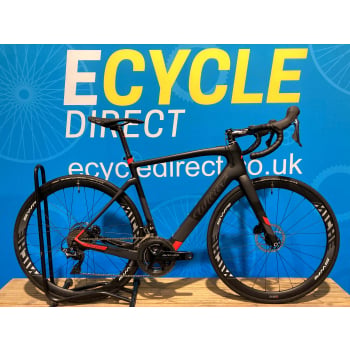 Pre-Owned 2020 Willier Cento 1 Hybrid Dura Ace Swr Electric Road Bike In Red & Silver Large Frame