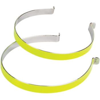 Bright Reflective Trouser Clip in Yellow