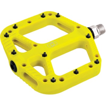 Loam 20 Nylon Flat Pedals In Orange, Yellow, Black, Red, Blue, Grey Or Purple
