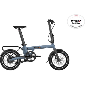 2026 Morning PRO16 Electric Folding Bike With Belt Drive & Automatic Gears In Satin Taupe, Mineral Blue Or Anthracite Grey